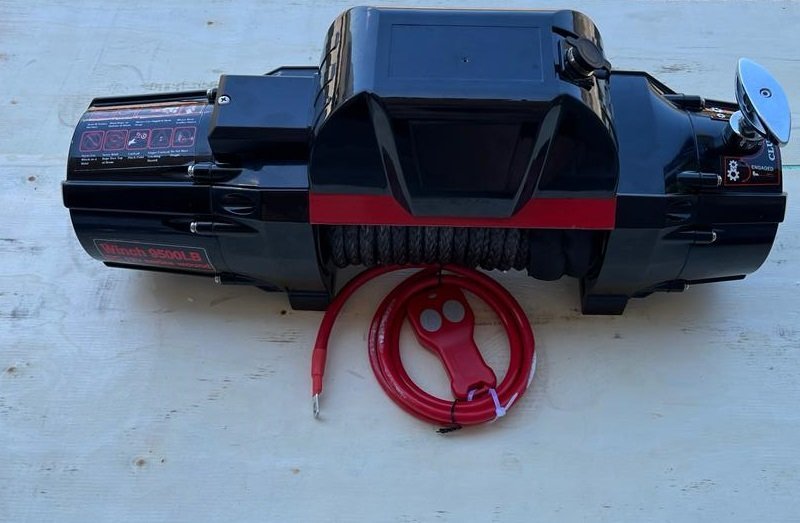 VERRICELLO A - 4X4 "PRO" 9500 12V CAVO TESSILE - Autoricambi4x4