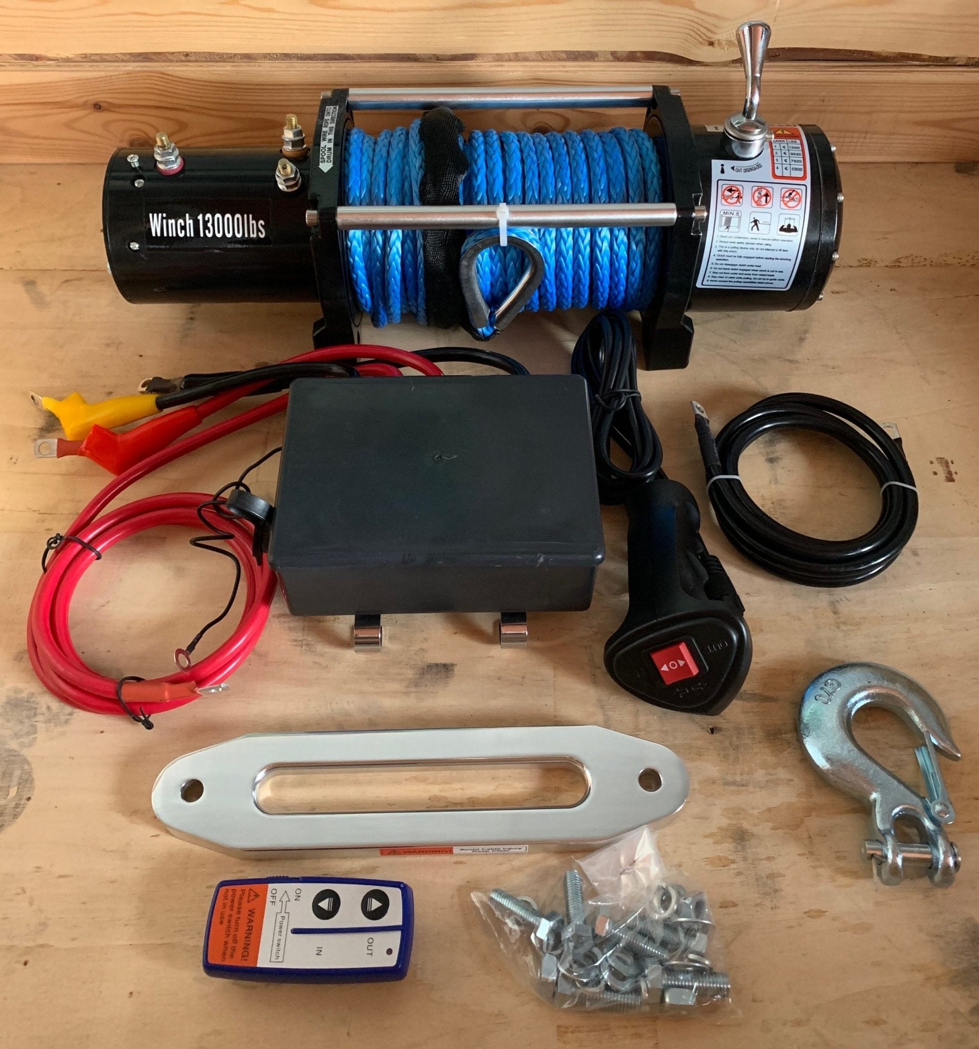 VERRICELLO ELETTRICO 13000 LBS CAVO SINTETICO - Autoricambi4x4