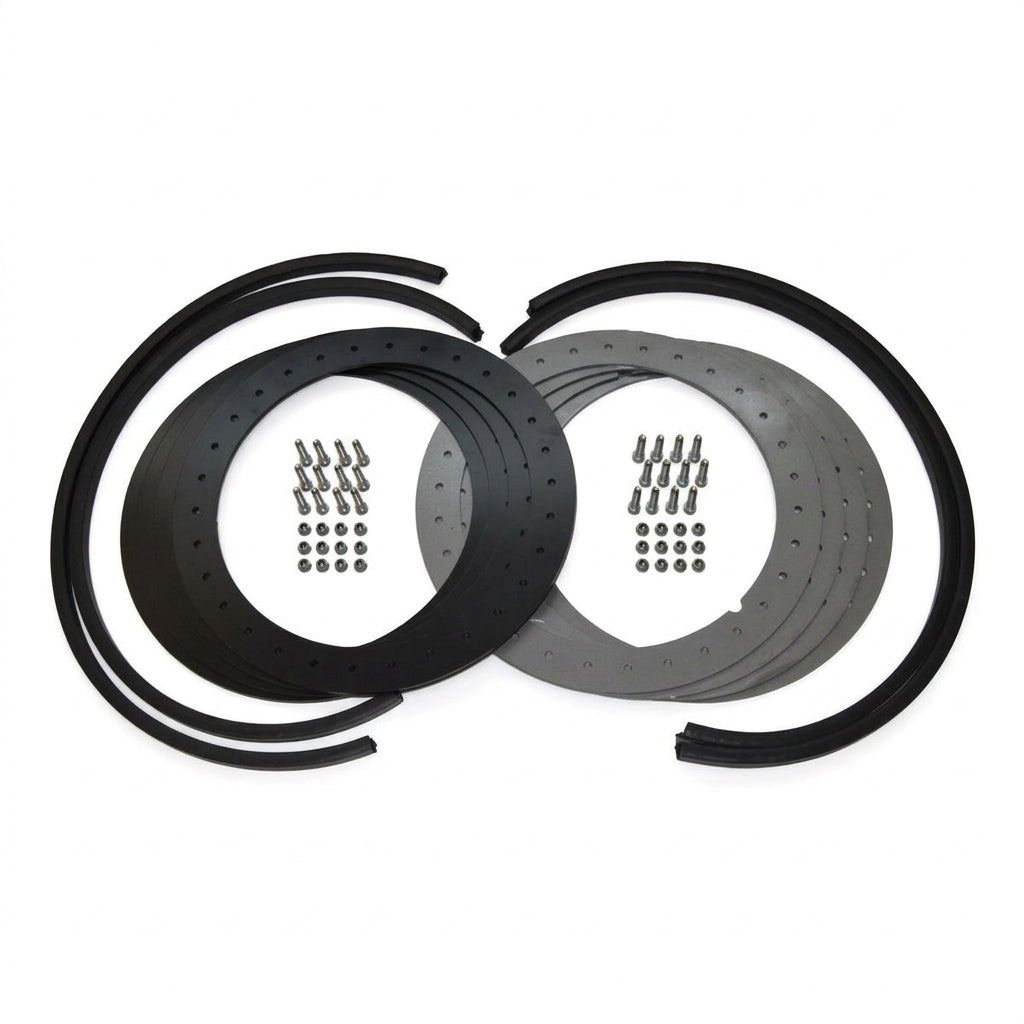 KIT FLANGE ANTISTALLONAMENTO BEADLOCK CON FLANGIA IN ACCIAIO 15 “