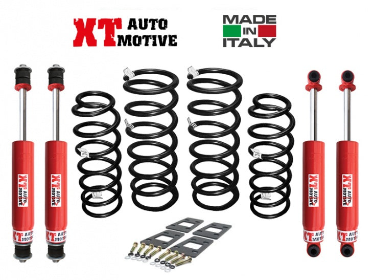 KIT DI RIALZO +6 CM COMPLETO XT AUTOMOTIVE RAID VERSION PER NISSAN PATROL GR Y60 - DA CARICO