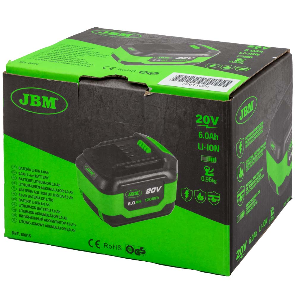 BATTERIA AGLI IONI DI LITIO DA 6.0 AH