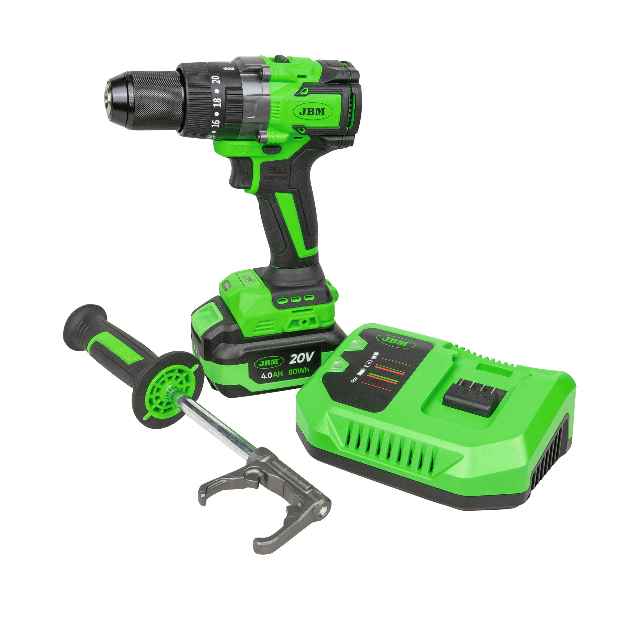 TRAPANO A 2 VELOCITÀ BRUSHLESS A BATTERIA CON CUSTODIA