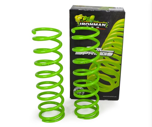 PAIR OF FRONT 4X4 SPRINGS +5CM TOYOTA LJ70 SQUARE HEADLIGHT