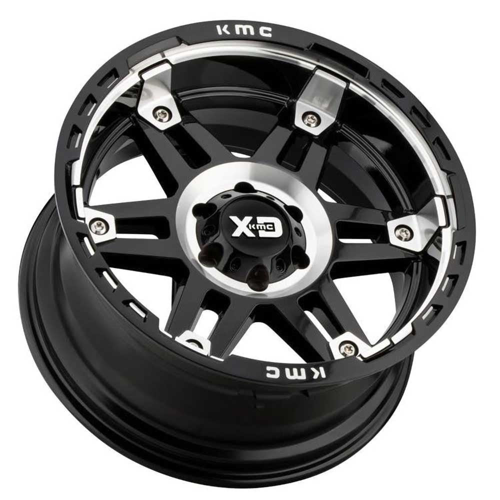 Alloy wheel XD840 Spy II Gloss Black Machined XD Series - Autoricambi4x4