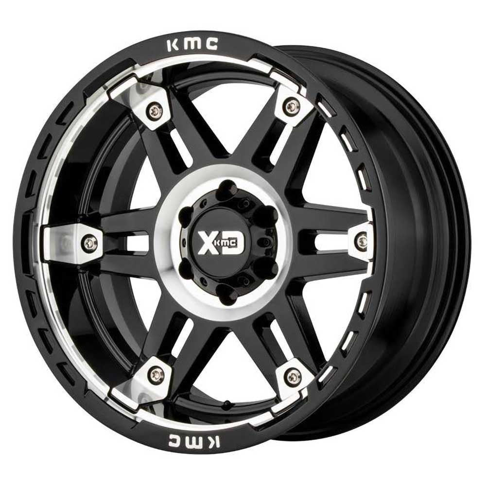 Alloy wheel XD840 Spy II Gloss Black Machined XD Series - Autoricambi4x4