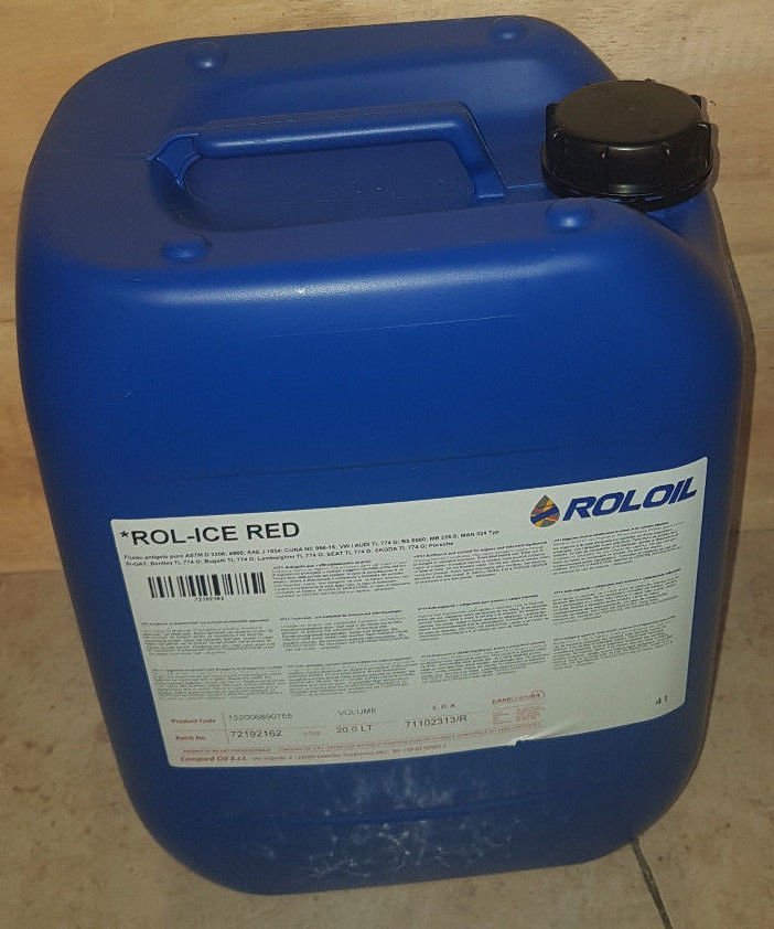 ANTIGELO ROSSO DA LITRI 20 (PURO), LIQUIDO PER RADIATORI - Autoricambi4x4