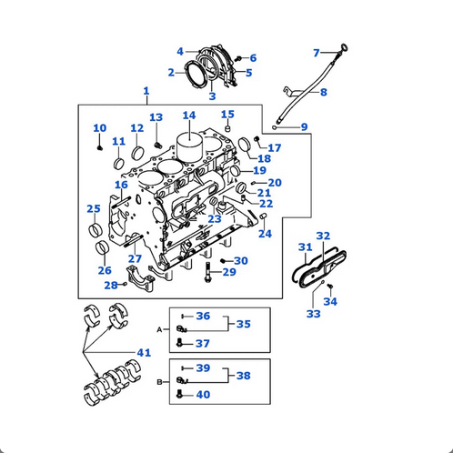 ASTA LIVELLO OLIO/ ASTINA OLIO MITSUBISHI L200/ PAJERO 2.5 (ORIGINALE) - Autoricambi4x4