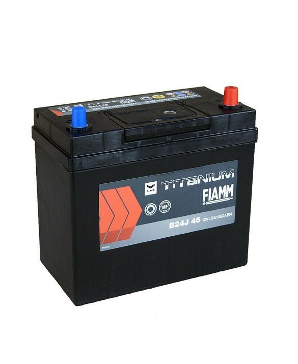 BATTERIA AUTO FIAMM 45Ah 360A 12V – BLACK TITANIUM B24J 45 (DX) - Autoricambi4x4