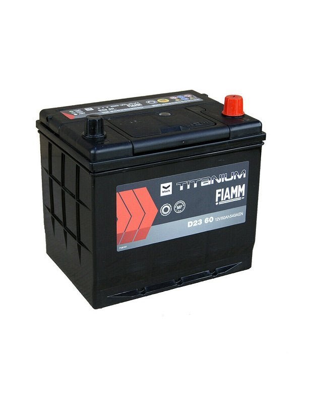 BATTERIA AUTO FIAMM 60Ah 540A 12V – BLACK TITANIUM D23 60 (DX) - Autoricambi4x4