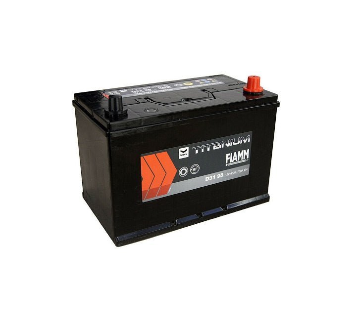BATTERIA AUTO FIAMM 95Ah 760A 12V – BLACK TITANIUM D31 95 (DX) - Autoricambi4x4