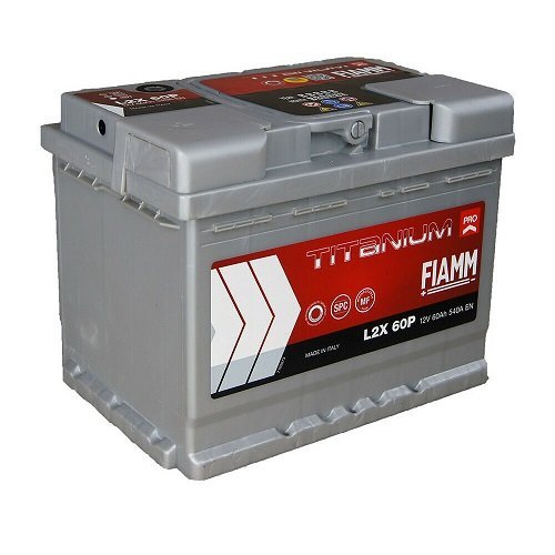 BATTERIA AUTO FIAMM L2X60P 60AH 540A 12V - Autoricambi4x4