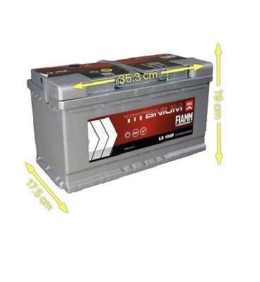 BATTERIA AUTO FIAMM L5100P 100Ah 870A 12V - Autoricambi4x4