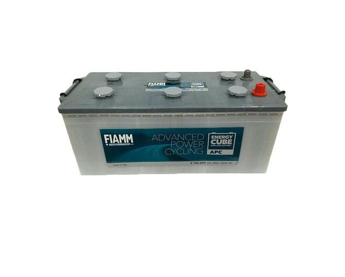 BATTERIA TRATTORE CAMION FIAMM 185Ah 1000A 12V – APC ENERGYCUBE B 185 (SX) - Autoricambi4x4