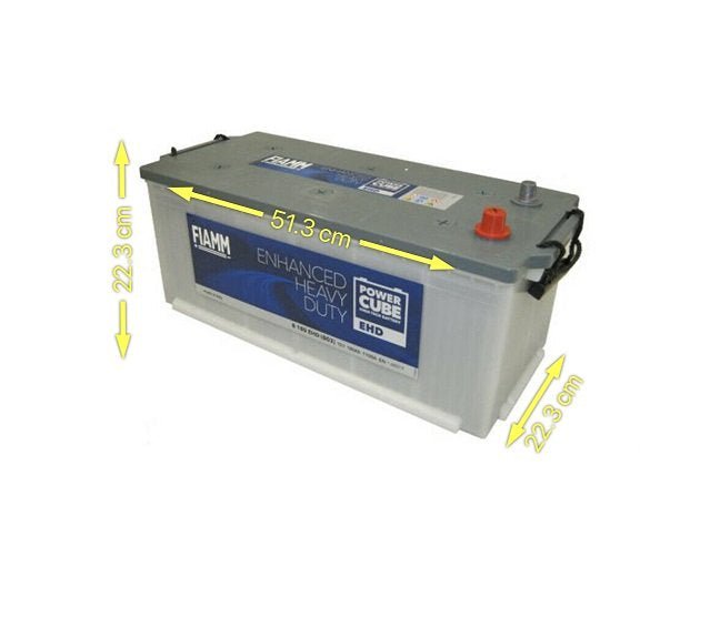 BATTERIA TRATTORE CAMION FIAMM B(B03) 180 180Ah 1100A 12V – EHD POWERCUBE (SX) - Autoricambi4x4