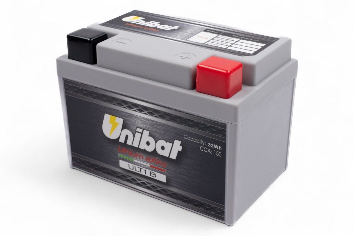 BATTERIA UNIBAT LITHIUM EXTRA (2 POLI) Universale - Autoricambi4x4