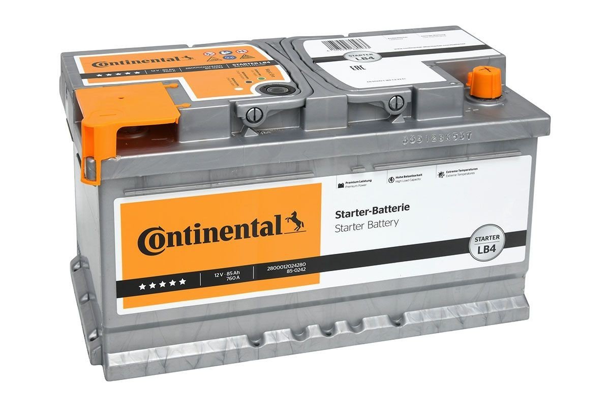 BATTERIE AUTO CONTINENTAL LB4 85/ 760 EN - Autoricambi4x4