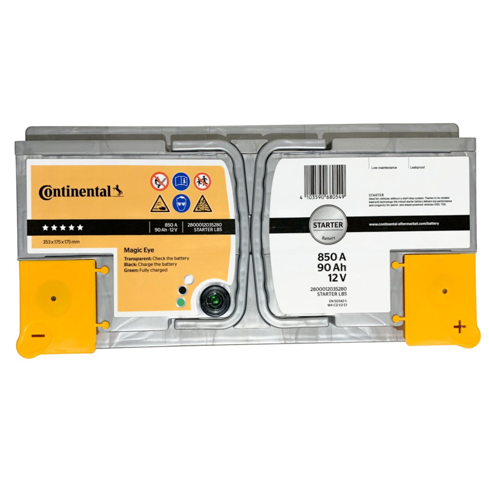 BATTERIE AUTO CONTINENTAL LB5 90/ 850 EN - Autoricambi4x4