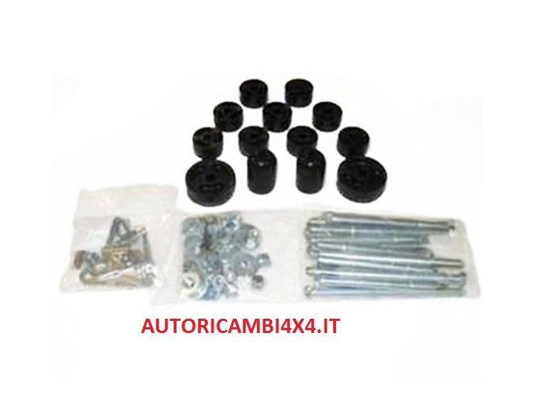 BODY LIFT +2,5 CM JEEP WRANGLER TJ DAL 1997 AL 2006 - Autoricambi4x4