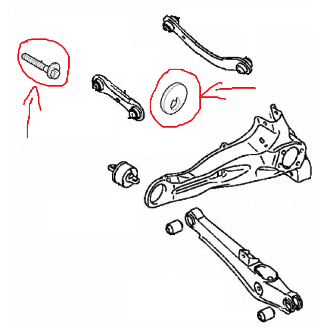 BULLONE CORREZIONE CAMPANATURA CON MEZZALUNA MITSUBISHI - Autoricambi4x4