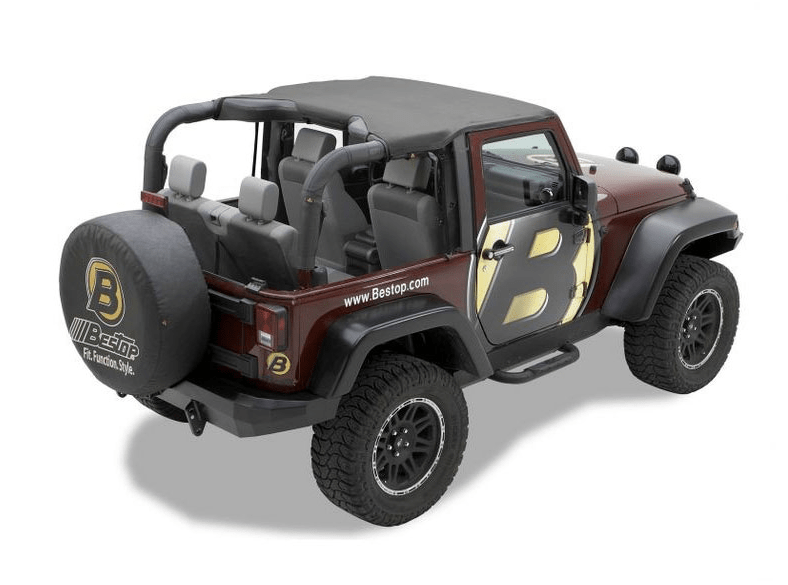 CAPPOTTINA BESTOP BIKINI TOP HEADER STYLE - JEEP WRANGLER JK 2 PORTE 2010/2014 - Autoricambi4x4
