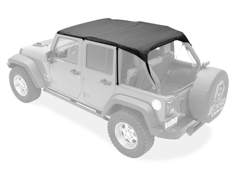 CAPPOTTINA BESTOP BIKINI TOP SAFARI STYLE JEEP WRANGLER JK 4 PORTE 2007/2009 - Autoricambi4x4