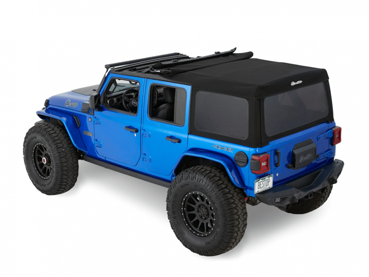 CAPPOTTINA BESTOP SUPERTOP NX PER JEEP WRANGLER JL 4 PORTE - TWILL - Autoricambi4x4