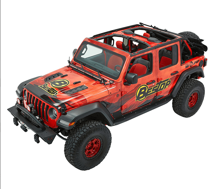 CAPPOTTINA BESTOP TREK TOP ULTRA JEEP WRANGLER JL 4 PORTE - Autoricambi4x4