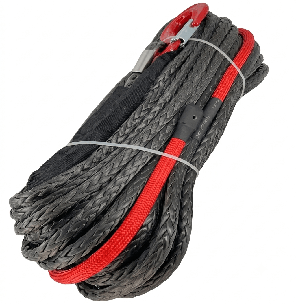 CAVO TESSILE 12MM X 30M COMPLETO DI GANCIO - Autoricambi4x4