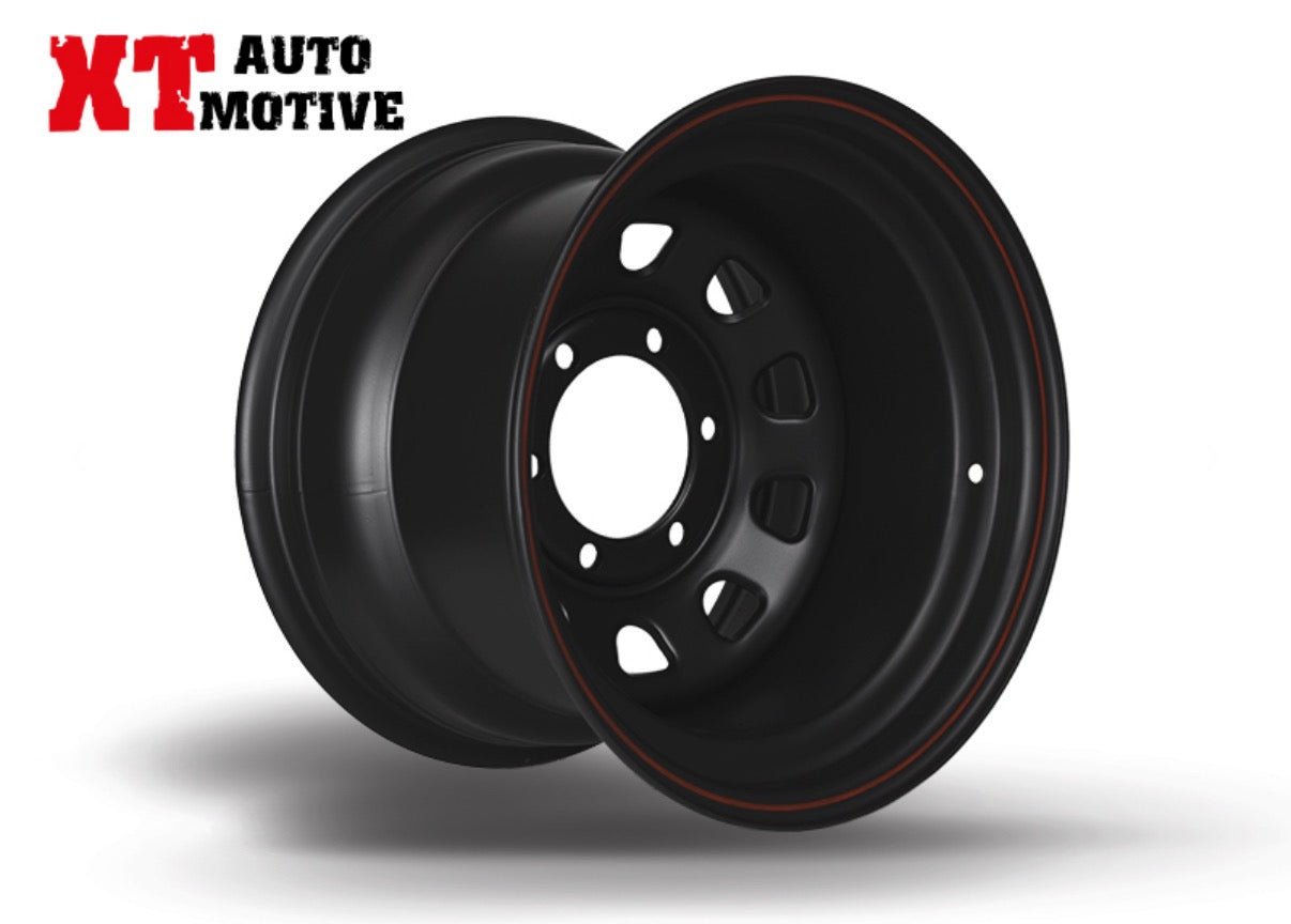 CERCHIO 15x10 ET - 44 DAYTONA NERO PER MITSUBISHI - Autoricambi4x4