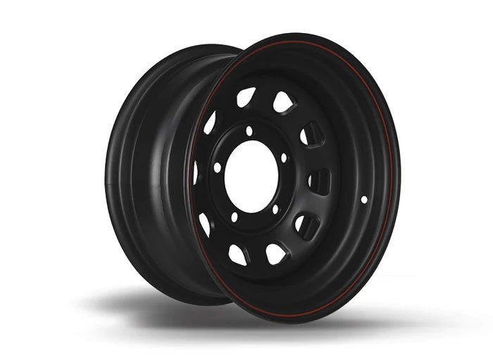 CERCHIO 15x10 ET - 44 DAYTONA NERO PER NISSAN - Autoricambi4x4