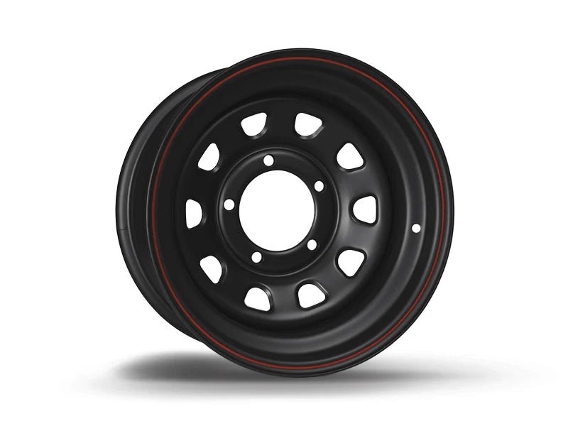 CERCHIO 15x10 ET - 44 DAYTONA NERO PER NISSAN - Autoricambi4x4