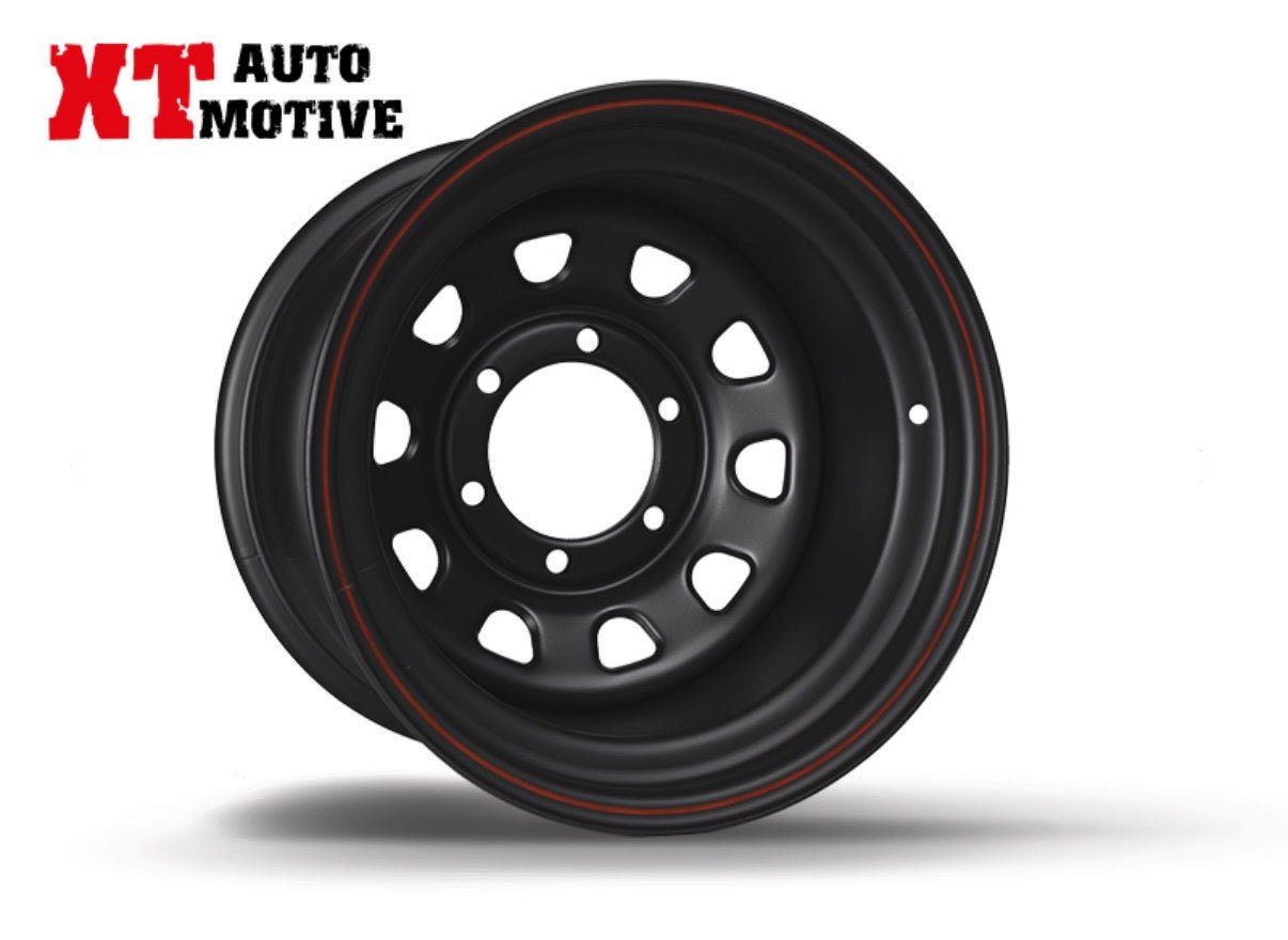 CERCHIO 15x10 ET - 44 DAYTONA NERO PER TOYOTA - Autoricambi4x4