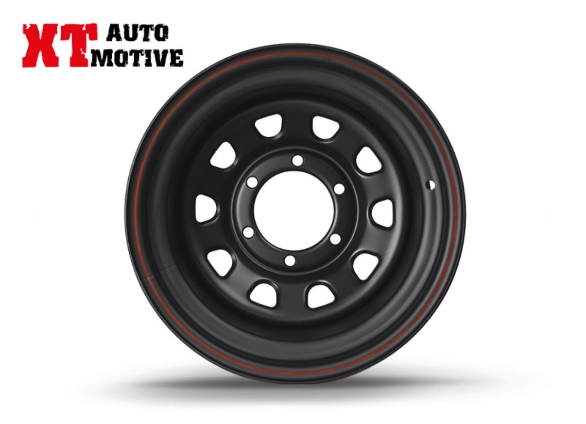 CERCHIO 15x10 ET - 44 DAYTONA NERO PER TOYOTA - Autoricambi4x4