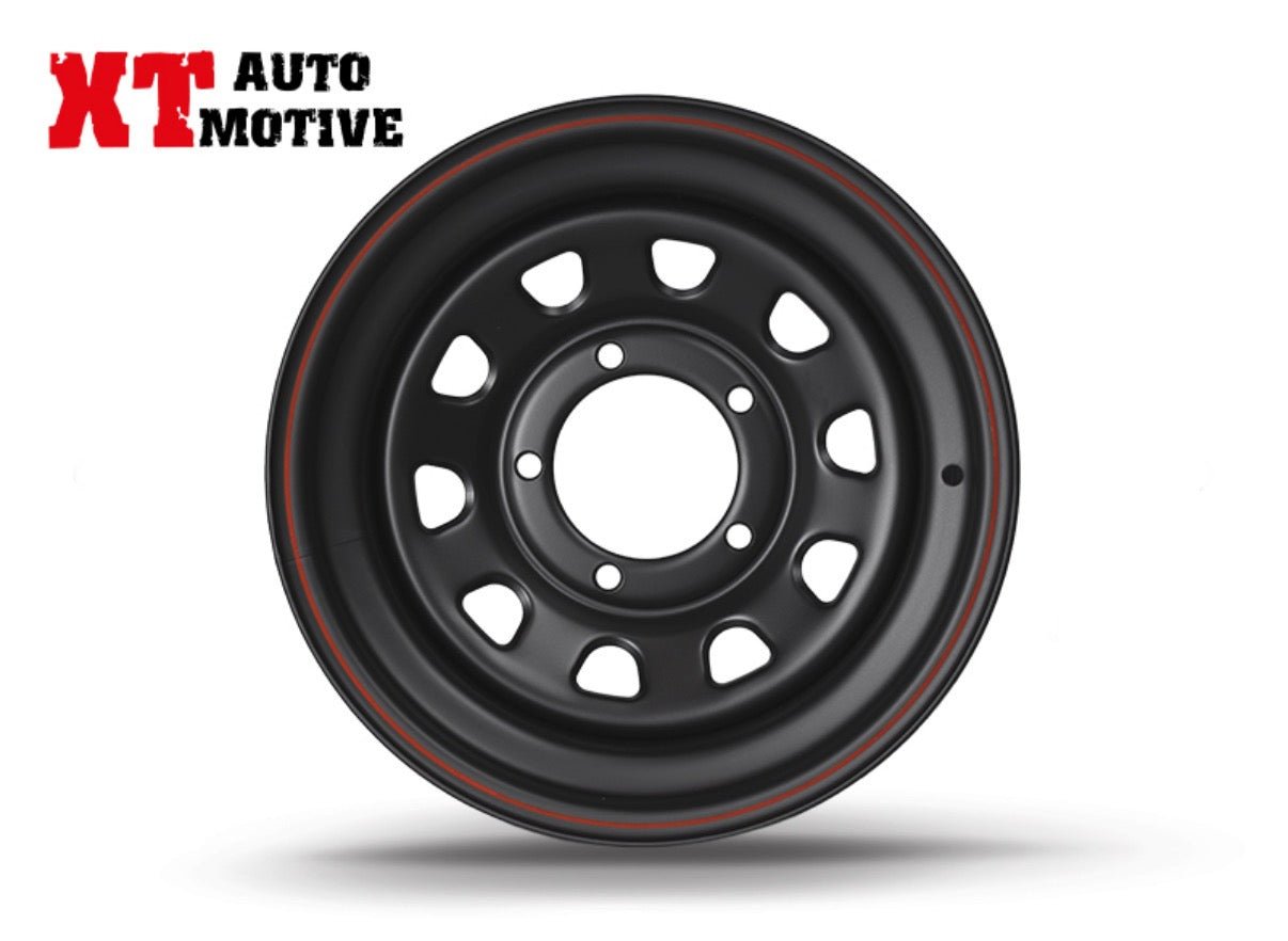 CERCHIO 15x7 ET - 20 DAYTONA NERO PER DAIHATSU - Autoricambi4x4