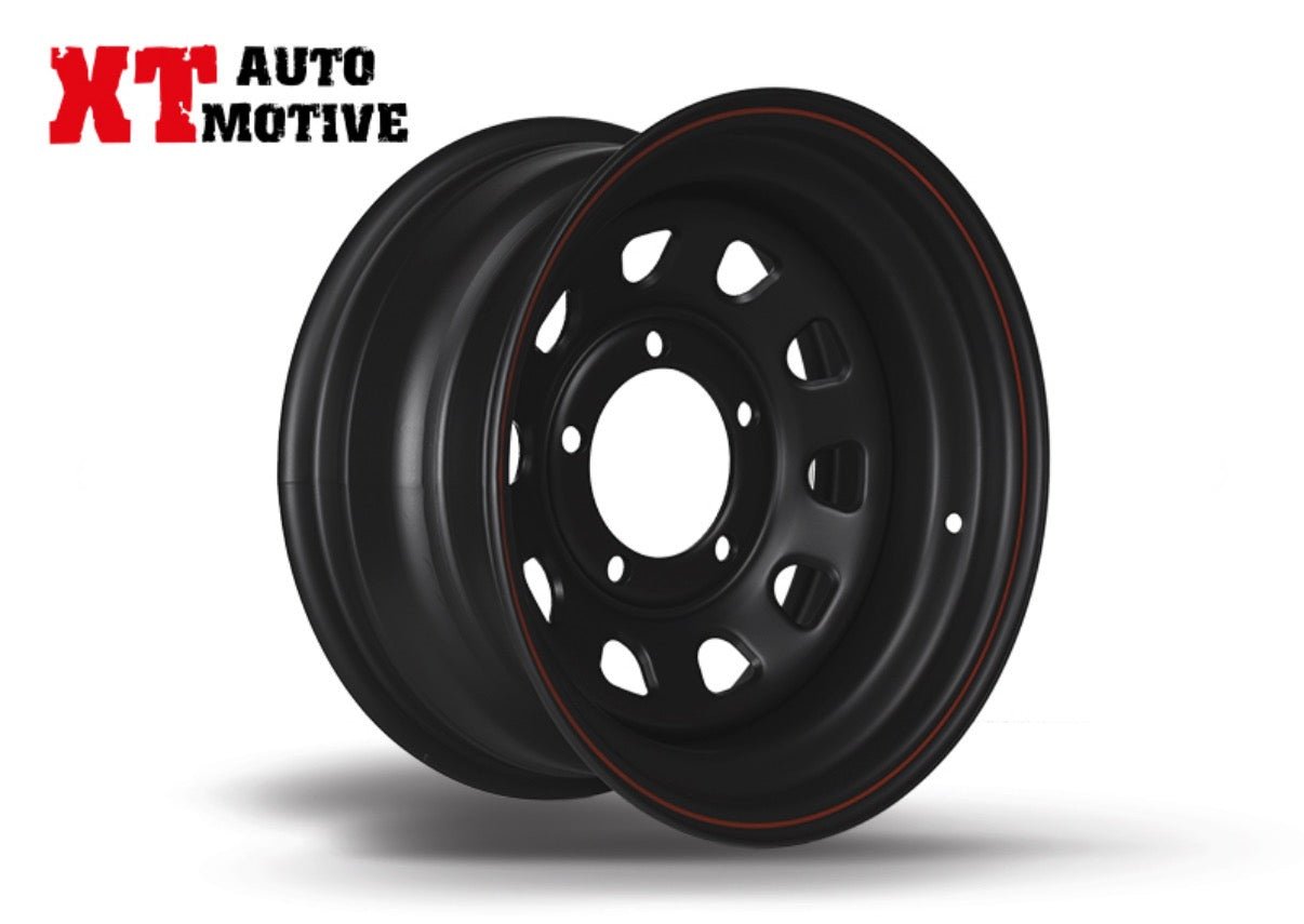CERCHIO 15x7 ET - 20 DAYTONA NERO PER DAIHATSU - Autoricambi4x4