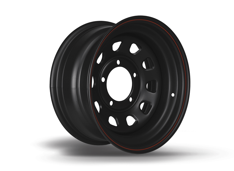 CERCHIO 15X7 ET - 20 DAYTONA NERO PER SUZUKI - Autoricambi4x4