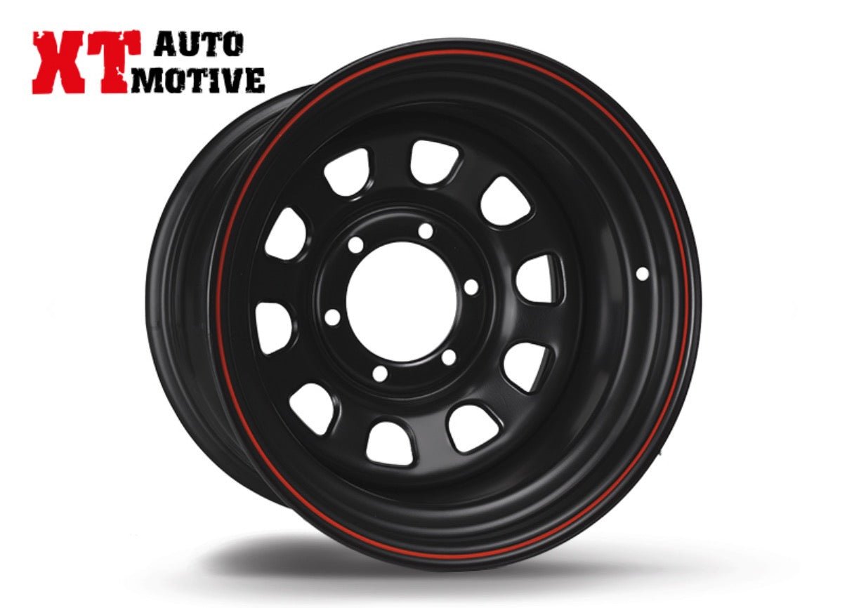 CERCHIO 16x10 ET - 30 DAYTONA NERO PER MITSUBISHI - Autoricambi4x4