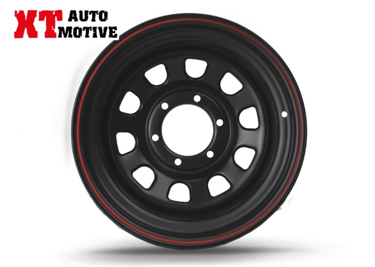 CERCHIO 16x10 ET - 30 DAYTONA NERO PER MITSUBISHI - Autoricambi4x4