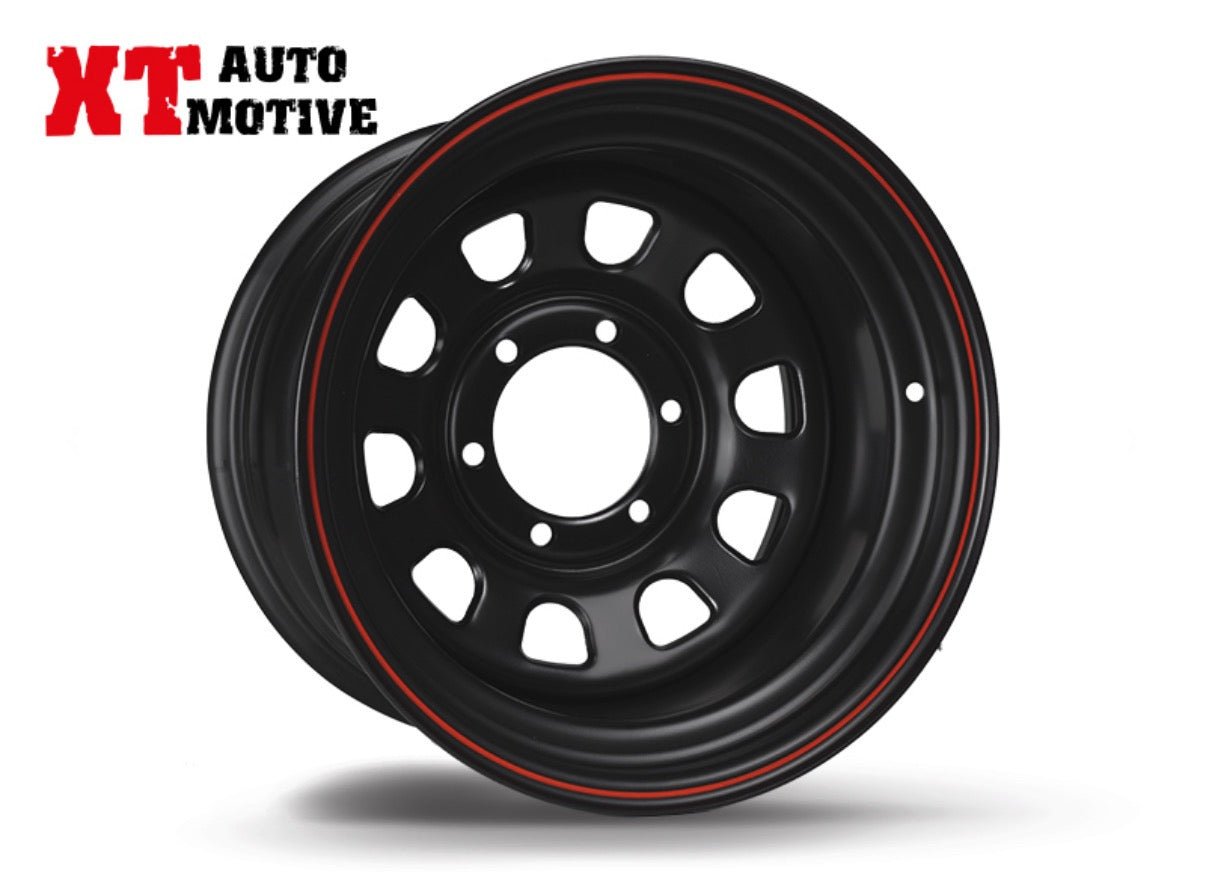CERCHIO 16x10 ET - 30 DAYTONA NERO PER NISSAN - Autoricambi4x4