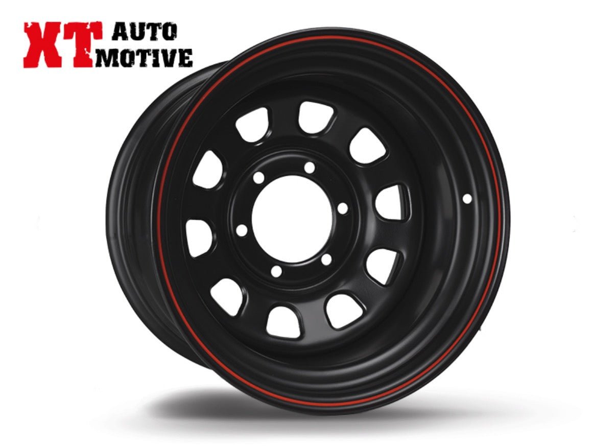 CERCHIO 16x10 ET - 30 DAYTONA NERO PER TOYOTA - Autoricambi4x4