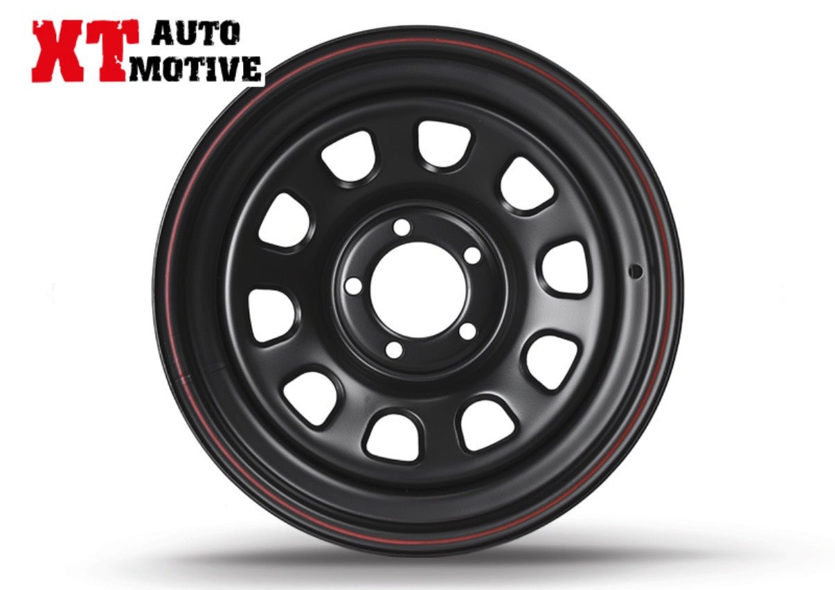 CERCHIO 16X7 ET 0 DAYTONA NERO PER JEEP - Autoricambi4x4