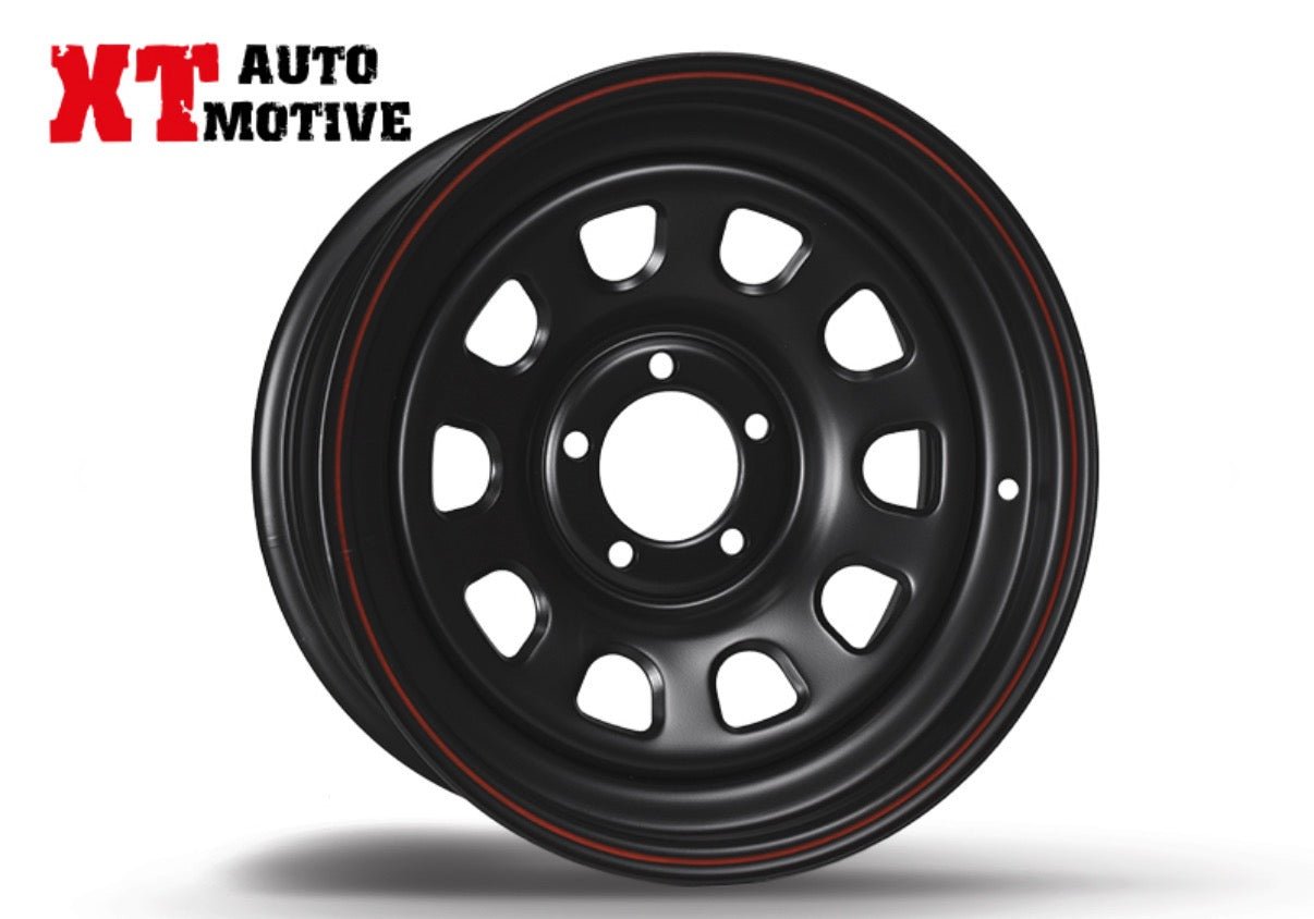 CERCHIO 16X7 ET 0 DAYTONA NERO PER JEEP - Autoricambi4x4