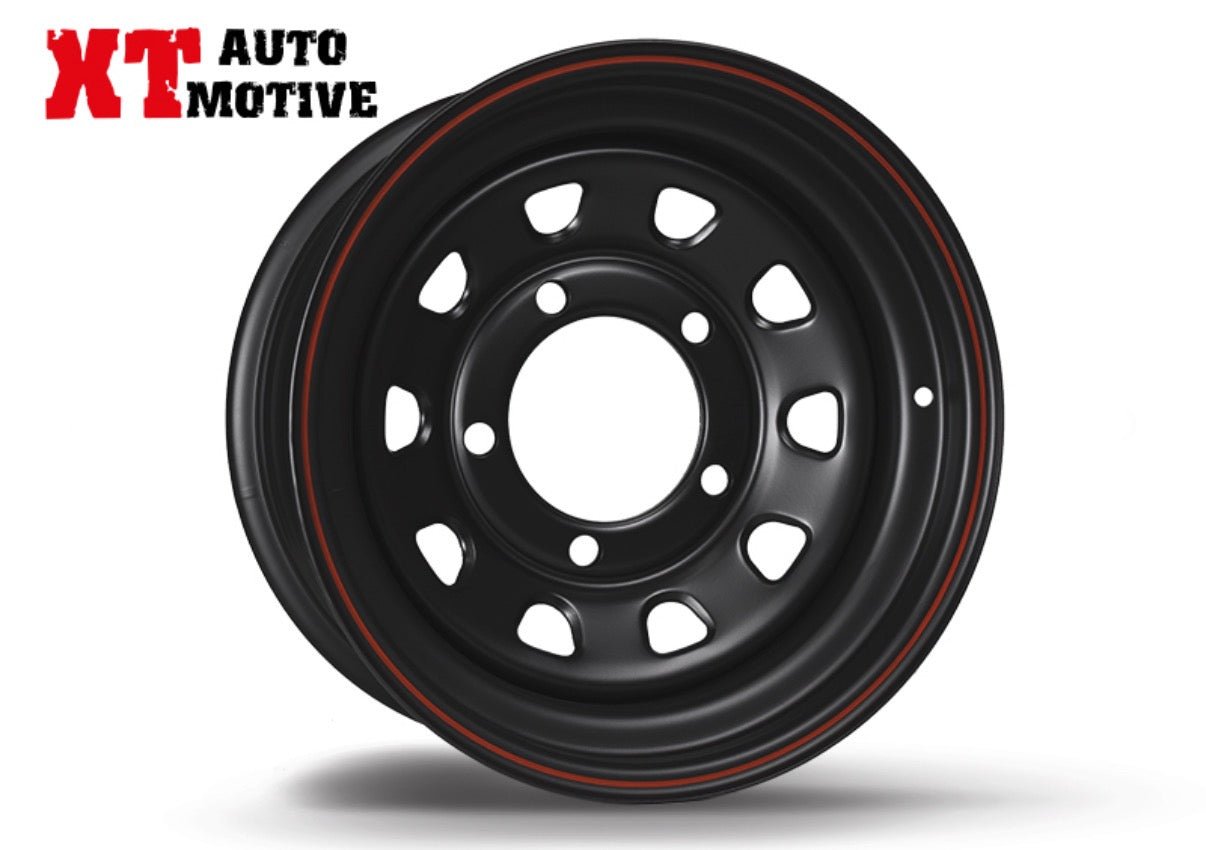 CERCHIO 16x7 ET - 10 DAYTONA NERO PER LAND ROVER - Autoricambi4x4