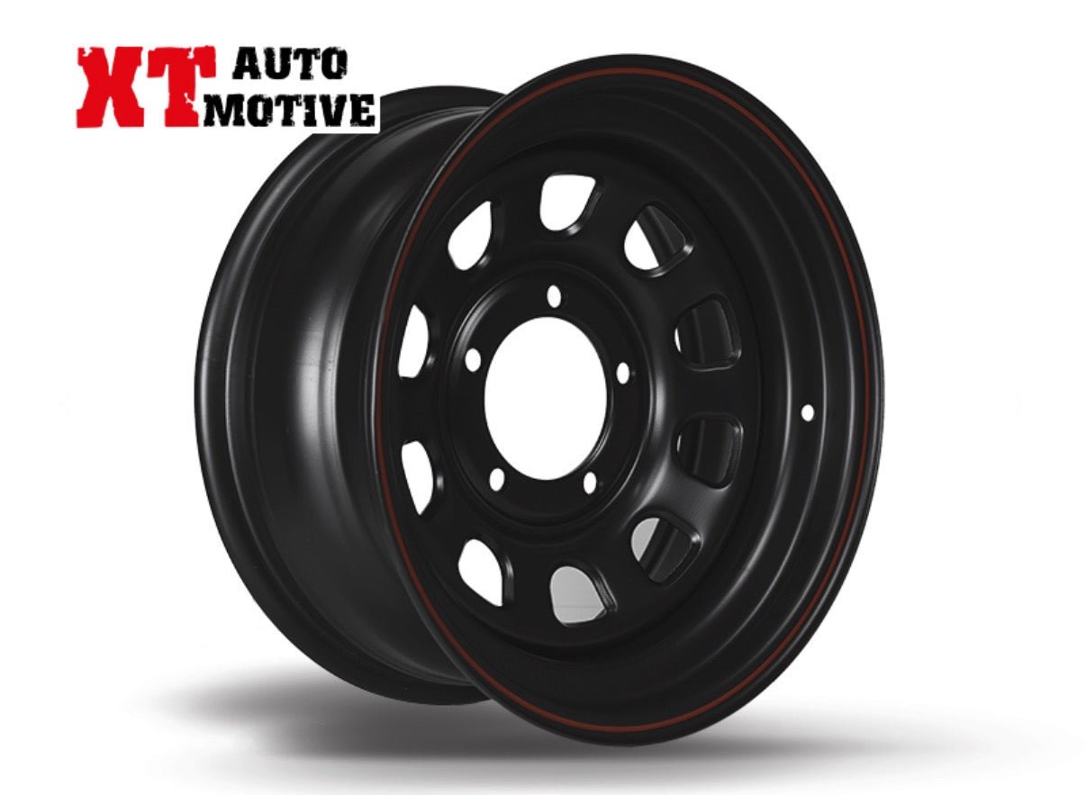 CERCHIO 16x7 ET - 12 DAYTONA NERO PER SUZUKI - Autoricambi4x4