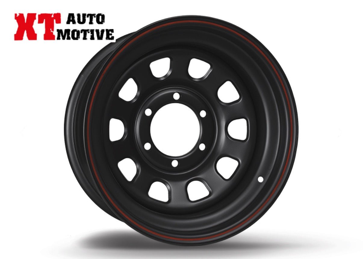 CERCHIO 16x7 ET - 25 DAYTONA NERO PER HYUNDAI - Autoricambi4x4