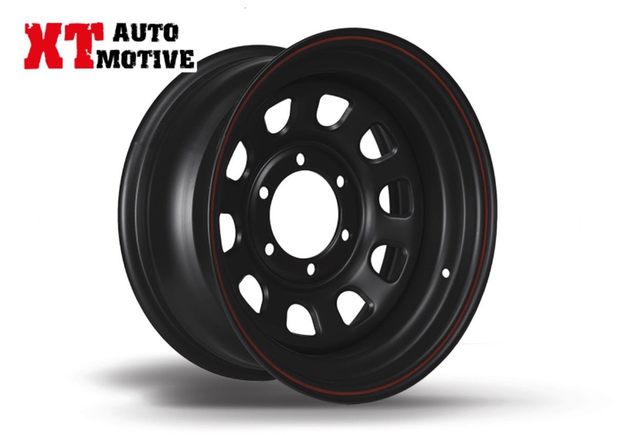 CERCHIO 16x7 ET - 25 DAYTONA NERO PER HYUNDAI - Autoricambi4x4