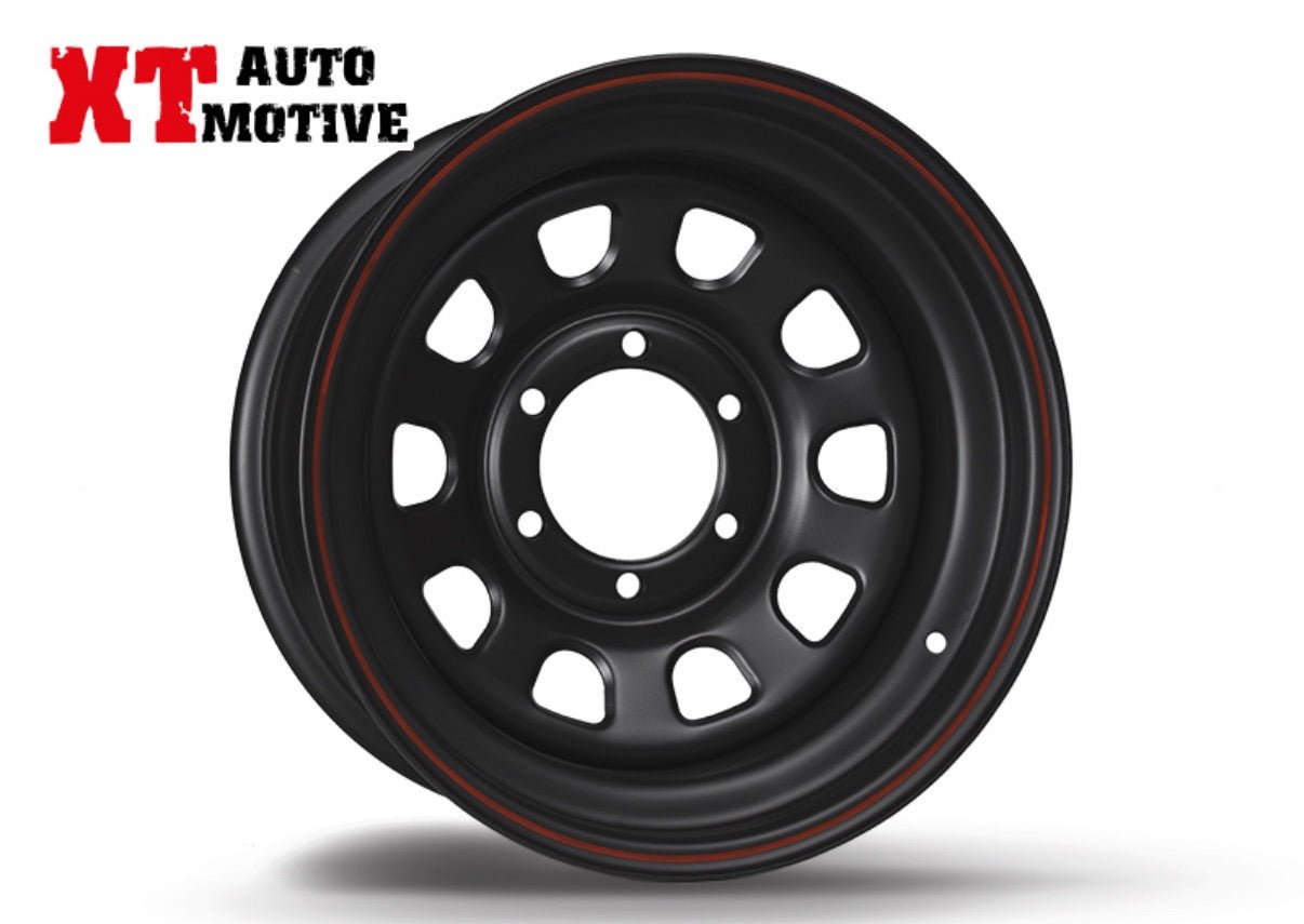 CERCHIO 16x7 ET - 25 DAYTONA NERO PER ISUZU - Autoricambi4x4