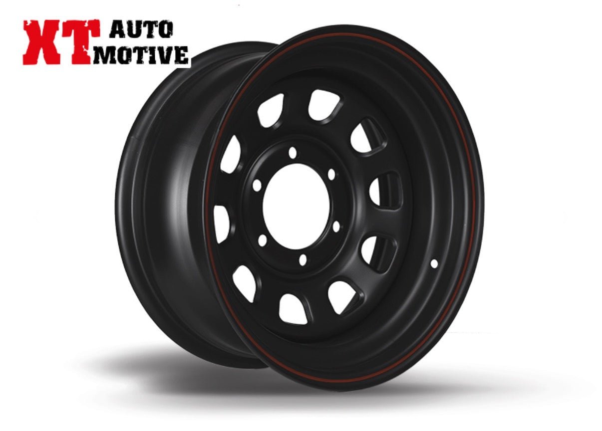 CERCHIO 16x7 ET - 25 DAYTONA NERO PER MITSUBISHI - Autoricambi4x4