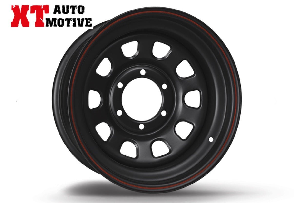 CERCHIO 16x7 ET - 25 DAYTONA NERO PER OPEL - Autoricambi4x4