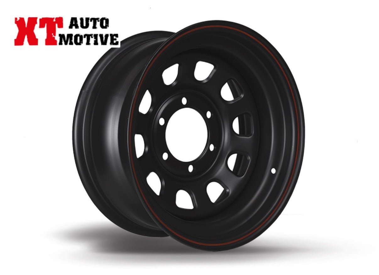 CERCHIO 16x7 ET - 25 DAYTONA NERO PER TOYOTA - Autoricambi4x4